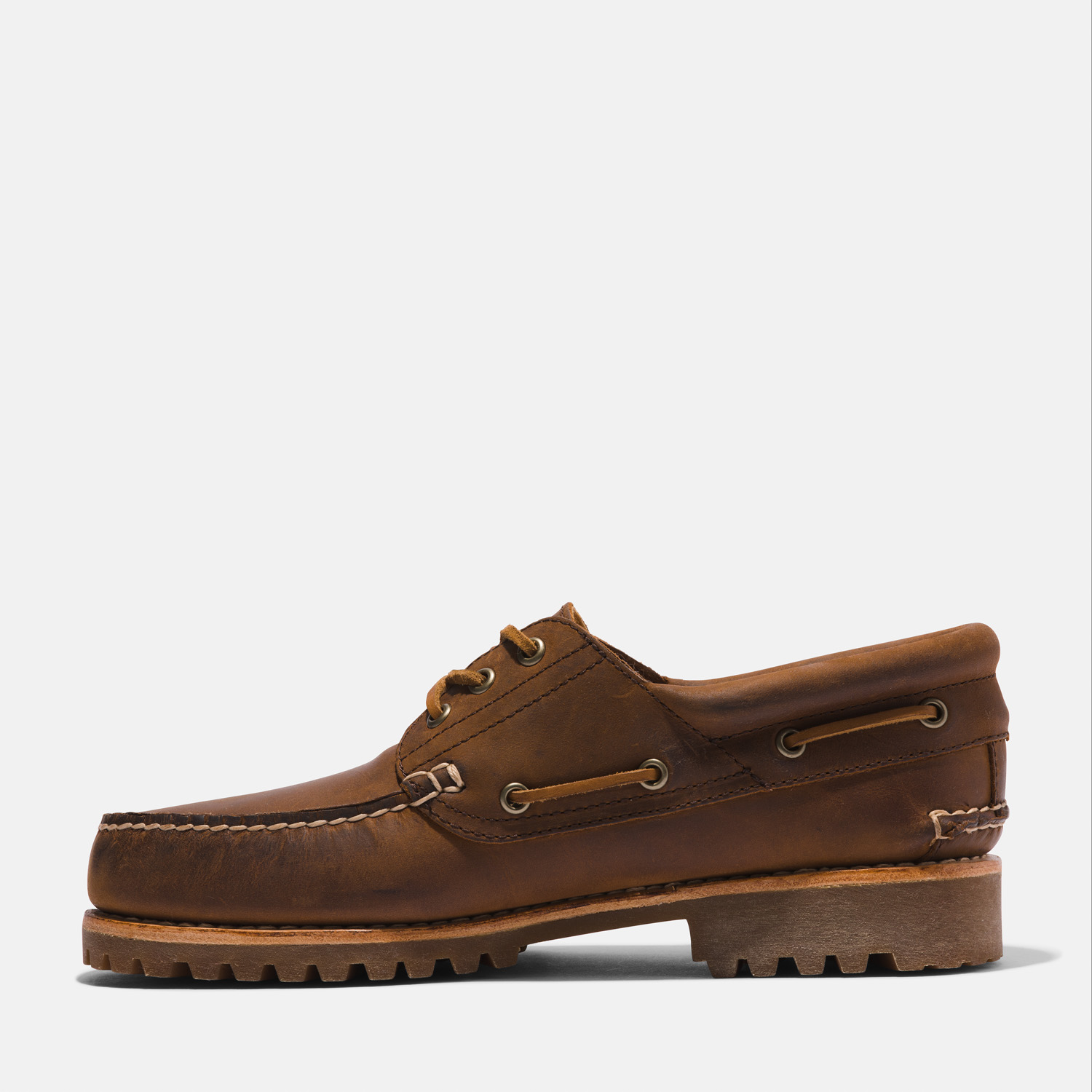 メンズ スリーアイ ラグ ハンドソーン ボート シューズ - ミディアムブラウン|TB0A62FW9431|【Timberland公式通販】 ティンバーランドオンラインショップ