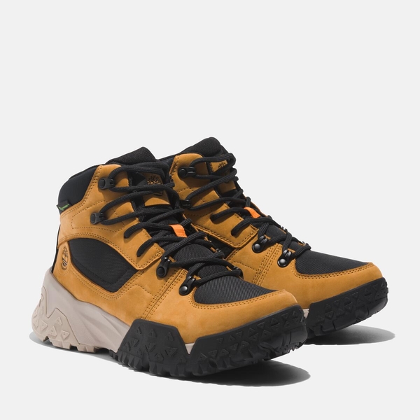 メンズ モーション スクランブル ミッド レースアップ ウォータープルーフ ブーツ -  ウィート|TB0A68Q87541|【Timberland公式通販】ティンバーランドオンラインショップ