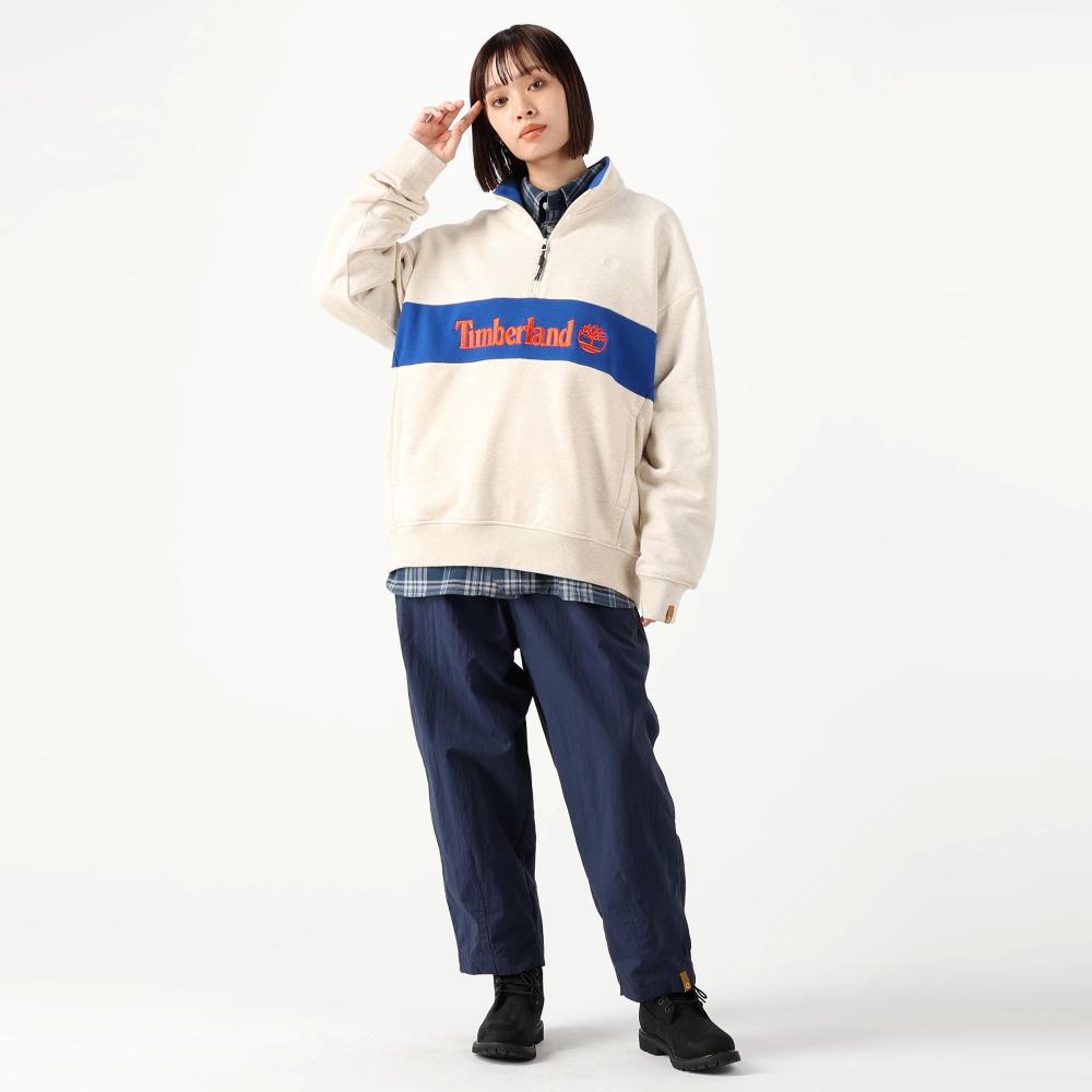 Zubaz NFL Men's Chicago Bears Team Color Block 1/4 Zip