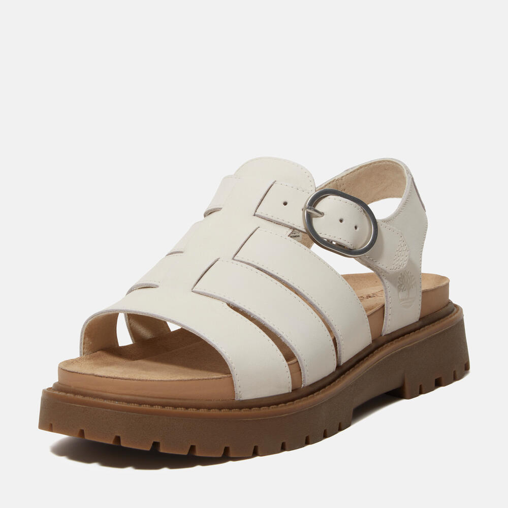 本革レザー☆【Timberland】フィッシャーマンサンダル♪ クレアモン ウェイ フィッシャーマン サンダル レディース