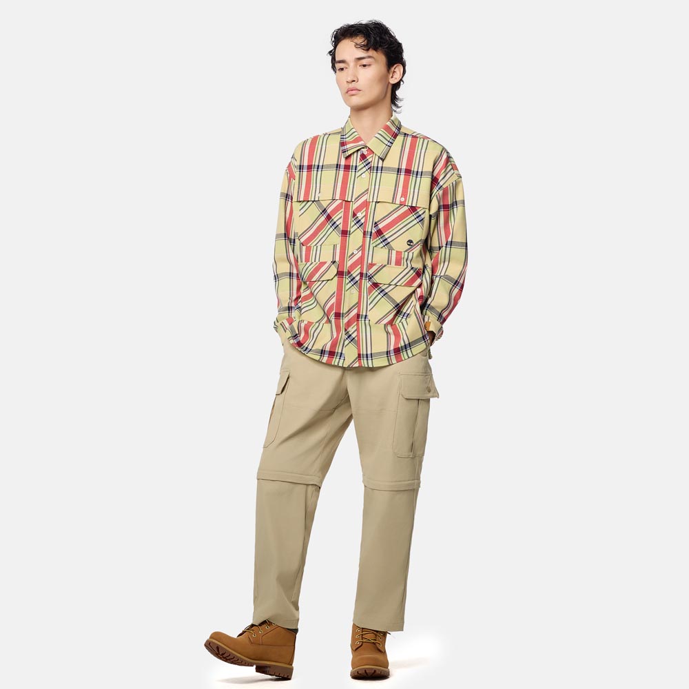 【TOKYO DESIGN COLLECTIVE】 オールジェンダー プレイド シャツ image number 3