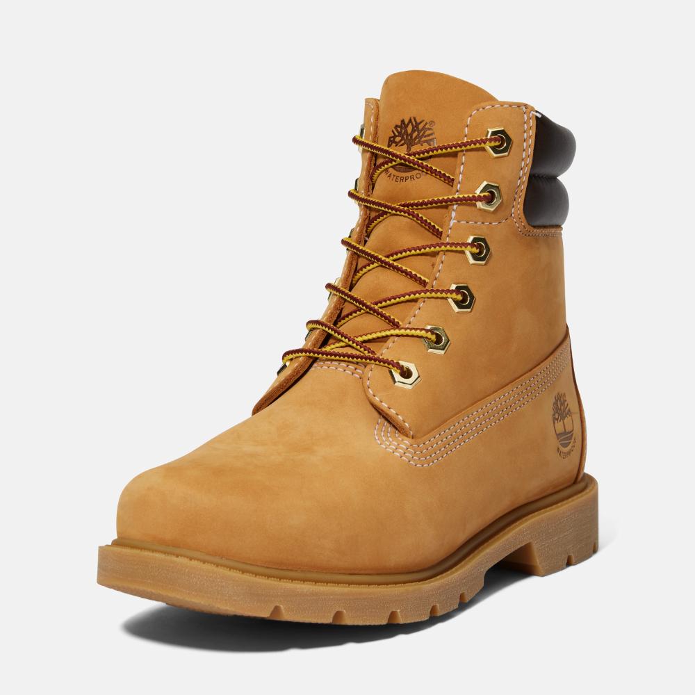 レディース リンデン ウッド 6インチ レースアップ ウォータープルーフ ブーツ -  ウィート|TB1A161G2311|【Timberland公式通販】ティンバーランドオンラインショップ