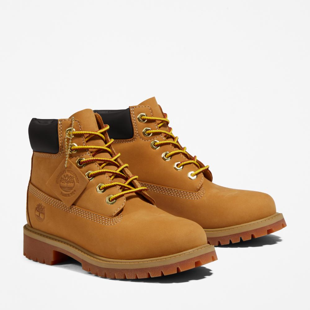 定番】ユース 6インチ プレミアム ウォータープルーフ ブーツ - ウィート|TB1127097131|【Timberland公式通販】ティンバーランド オンラインショップ