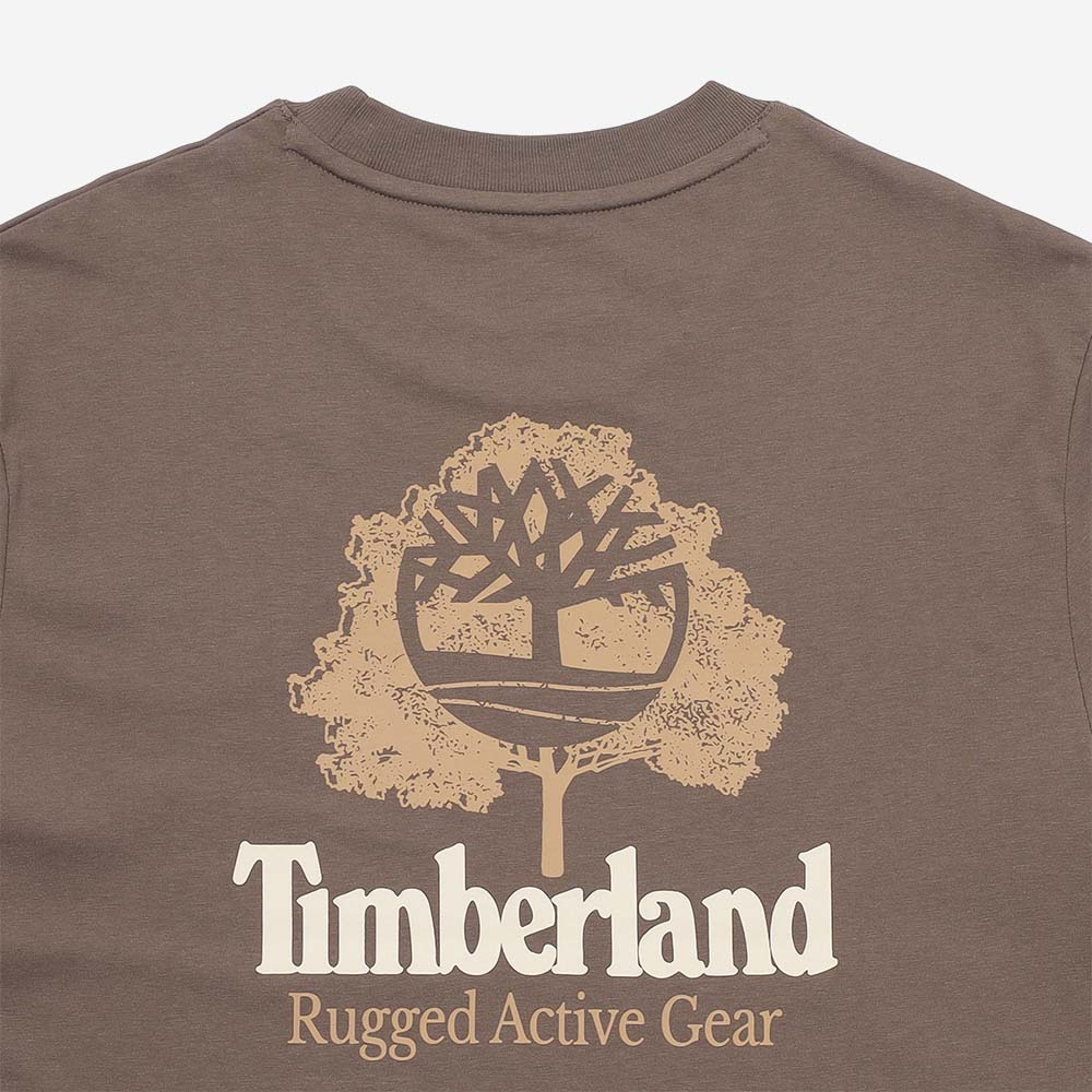 【Timberland】バックグラフィック 半袖 Tシャツ / 送料無料 半袖 フロント ブーツ グラフィック Tシャツ ユニセックス