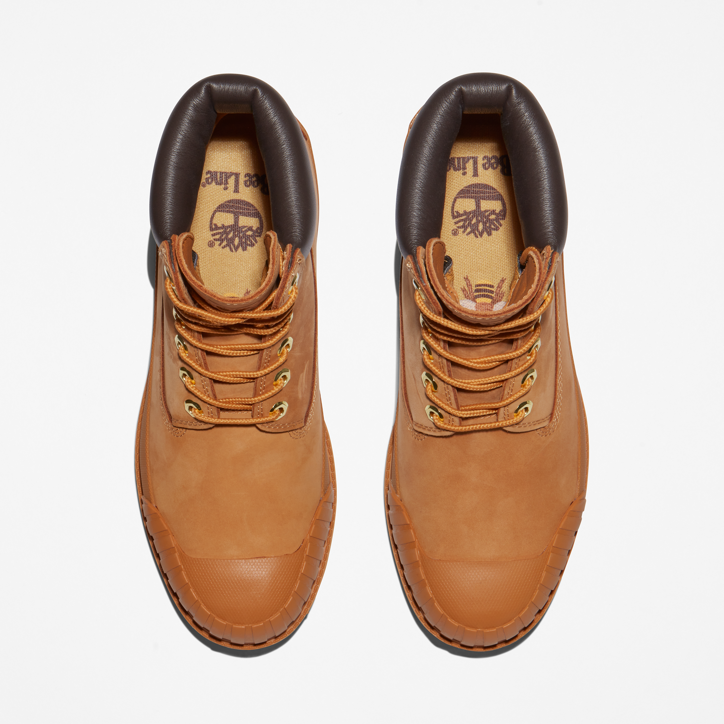 Bee Line x Timberland】メンズ 6インチ ウォータープルーフ ラバートゥ ブーツ -  ウィート|TB0A5ZNU2311|【Timberland公式通販】ティンバーランドオンラインショップ