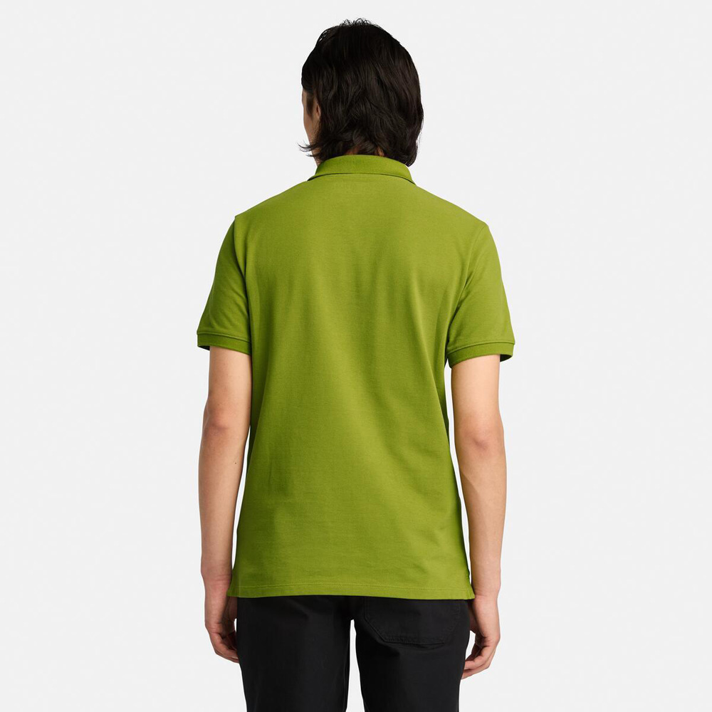 【Timberland】半袖 ロゴ Tシャツ グリーン / 送料無料 Timberland tシャツ メンズ 半袖 ブーツ ロゴ Tシャツ