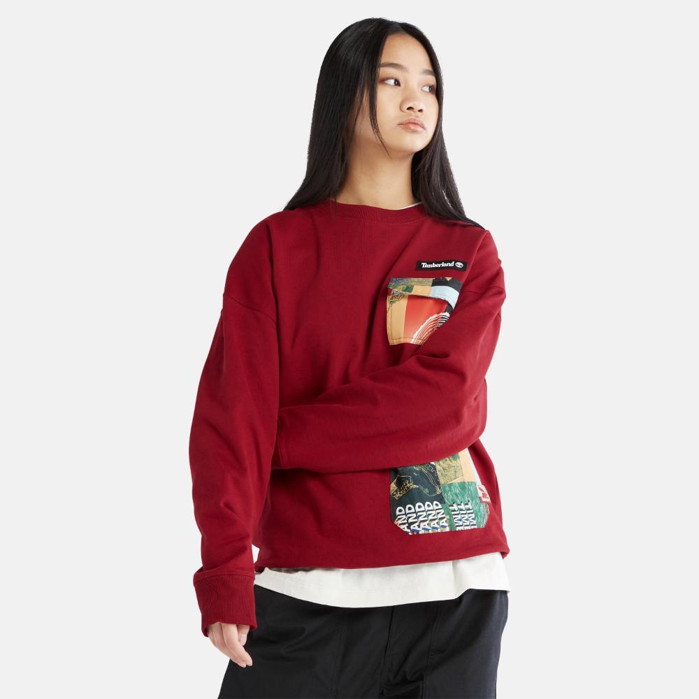 長袖 ルナニューイヤー プリントポケット Tシャツ ユニセックス image number 4