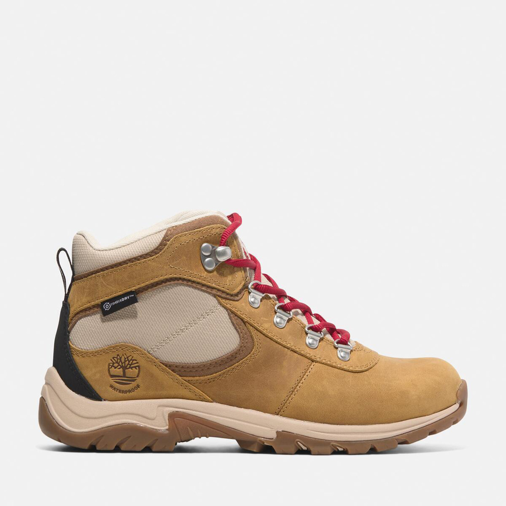 レディース マウント マッドセン ミッド レースアップ ウォータープルーフ ハイキング ブーツ -  ウィート|TB0A2KEXEN11|【Timberland公式通販】ティンバーランドオンラインショップ