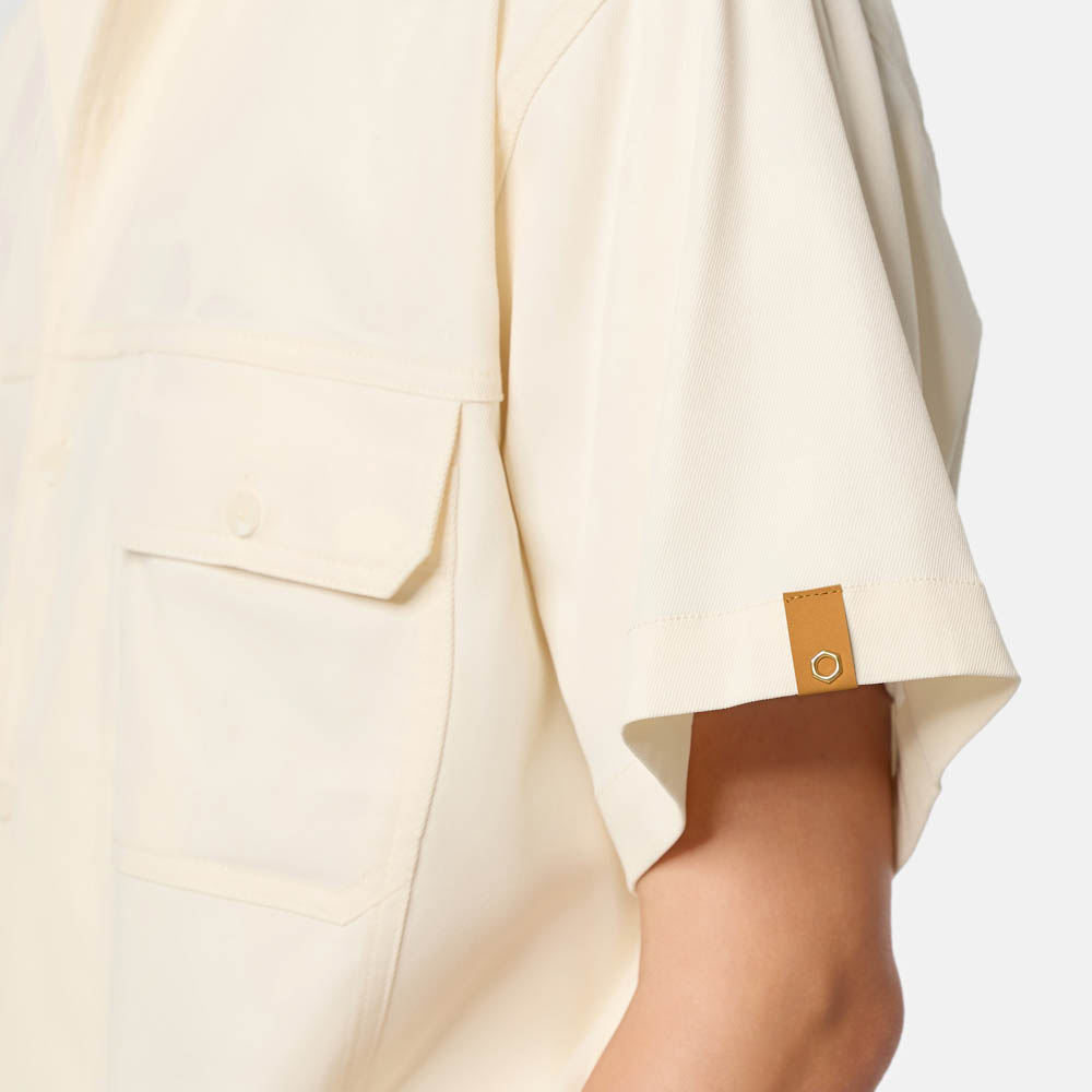 【TOKYO DESIGN COLLECTIVE】 オールジェンダー 半袖 ダンガリー シャツ image number 3