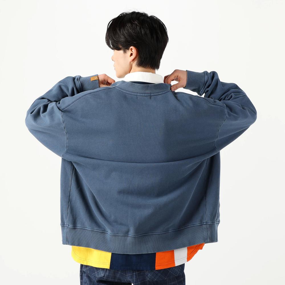 フロント スナップ スウェット ユニセックス image number 1