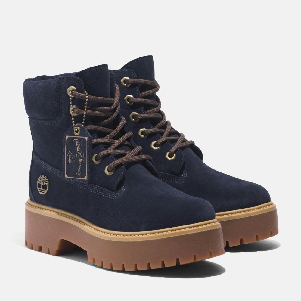 メンズ ティンバーランド® ヘリテージ 6インチ レースアップ ウォータープルーフ ブーツ -  ダークブルー|TB0A6821EP31|【Timberland公式通販】ティンバーランドオンラインショップ