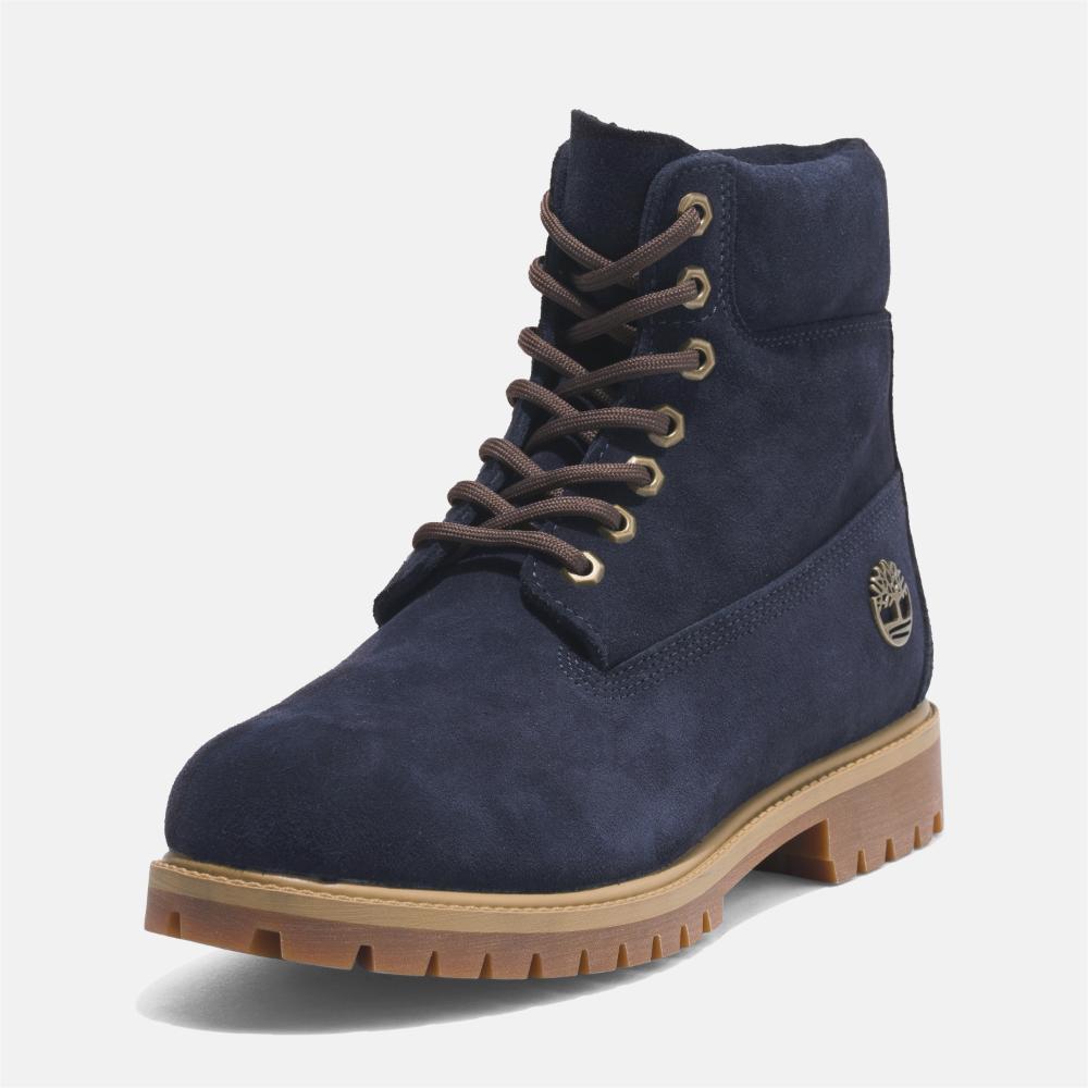 メンズ ティンバーランド® ヘリテージ 6インチ レースアップ ウォータープルーフ ブーツ - ダークブルー|TB0A6821EP31|【 Timberland公式通販】ティンバーランドオンラインショップ