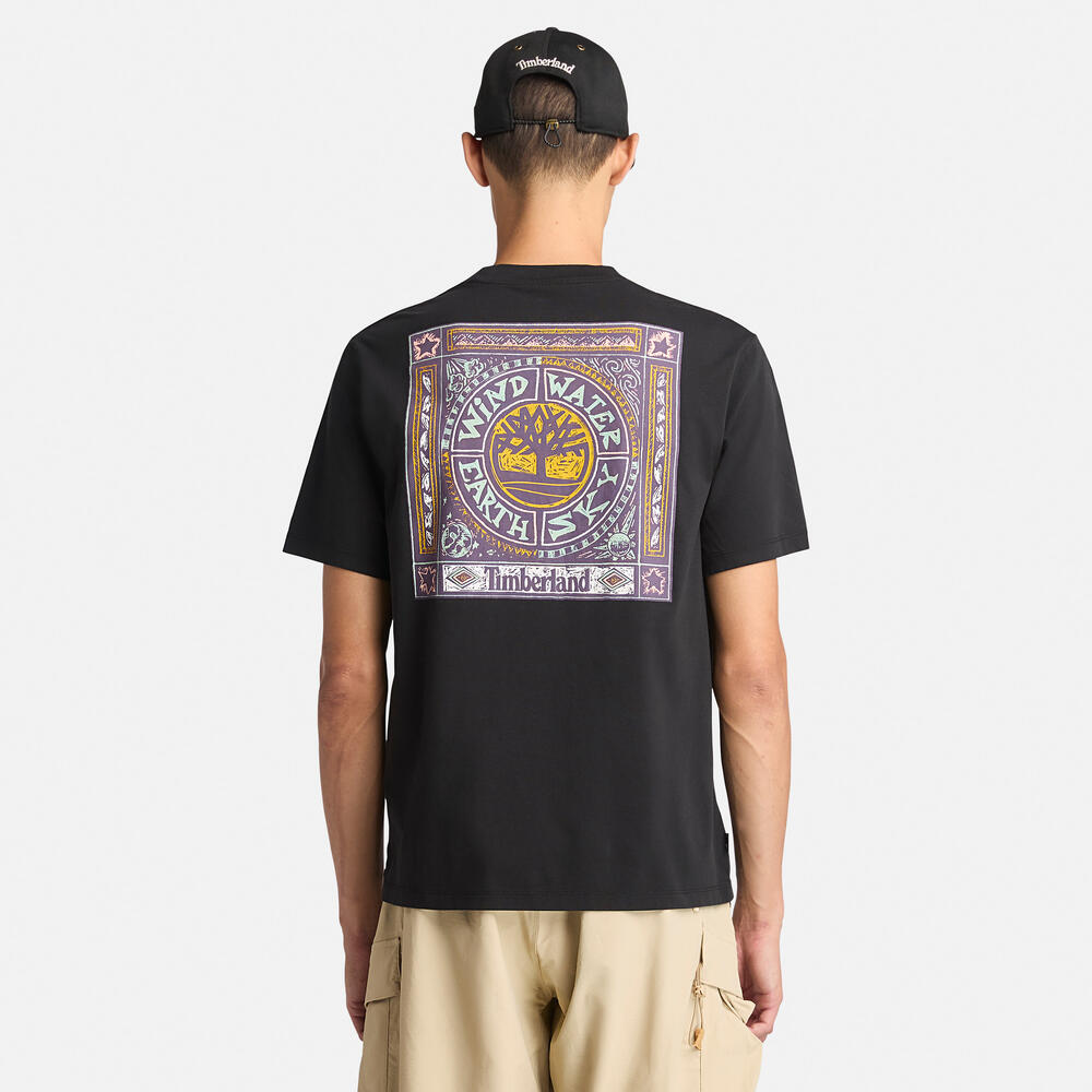 メンズ 半袖 WWES バック グラフィック Tシャツ image number 3