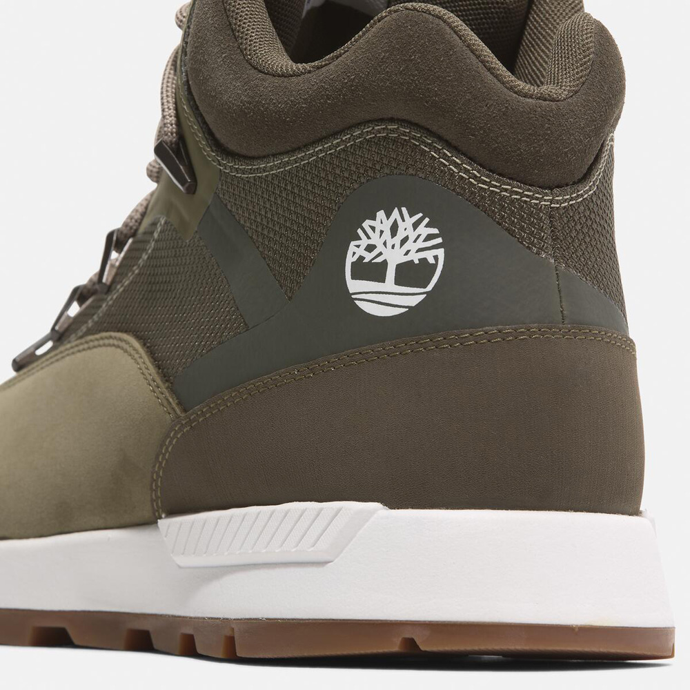 Timberland ワークブーツ オリーブグリーン レースアップブーツ