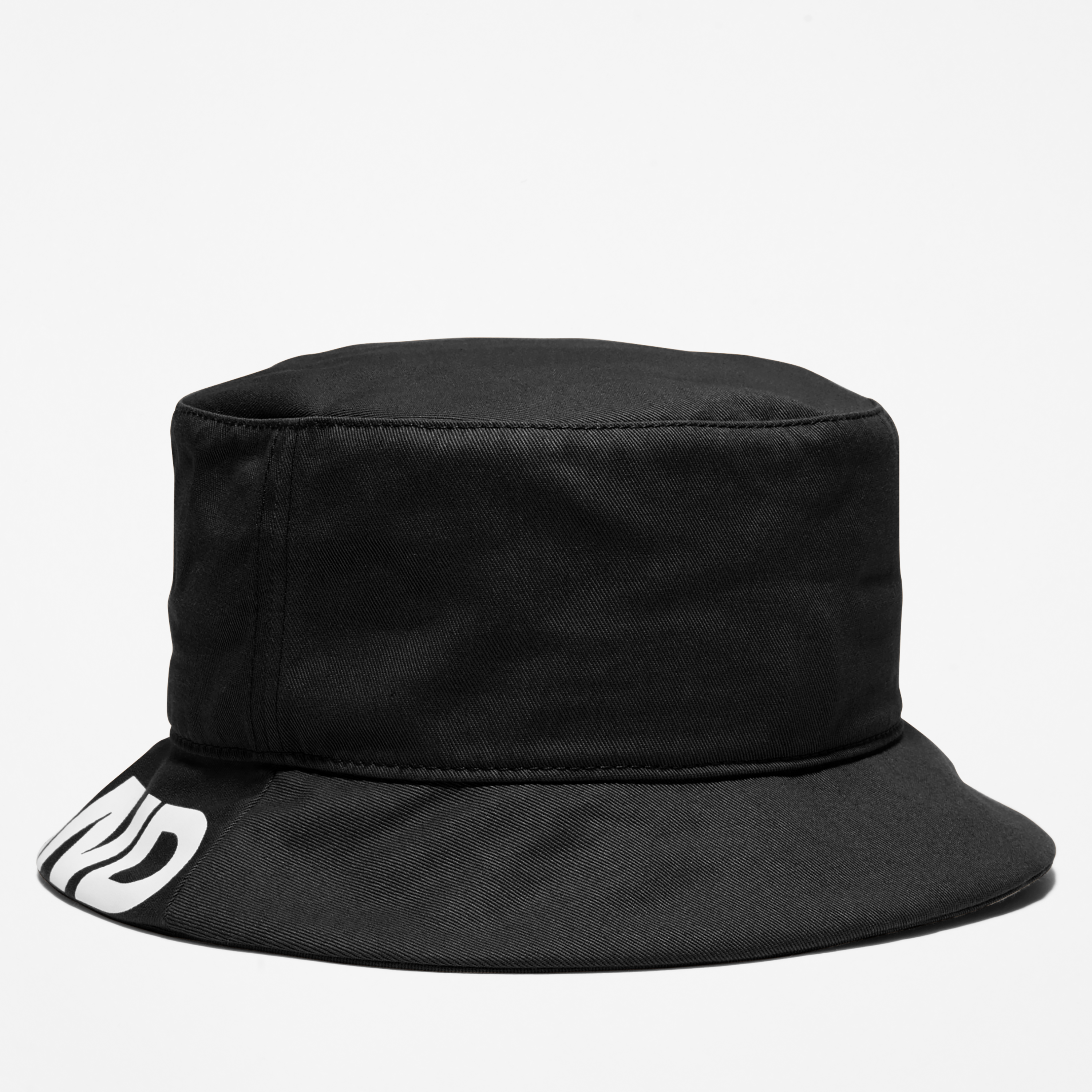 Alexander McQueen バケットハット 白黒 メンズ ロゴ バケット ハット