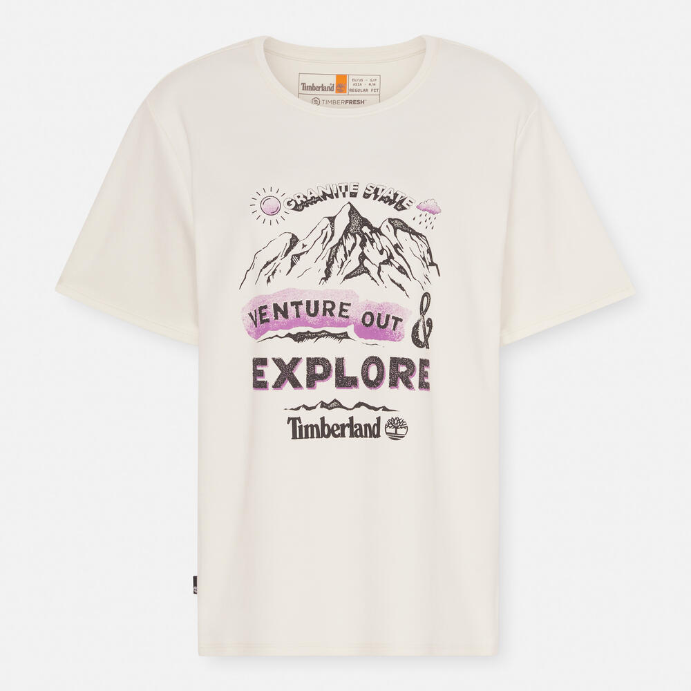 半袖 ティンバーフレッシュ™　フロント グラフィック Tシャツ レディース image number 4