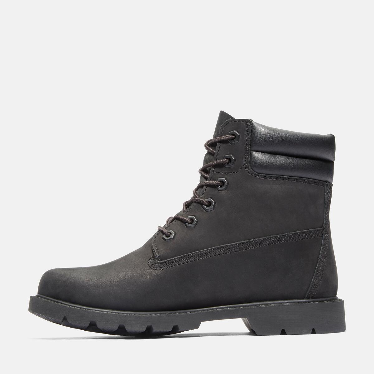 レディース リンデン ウッド 6インチ レースアップ ウォータープルーフ ブーツ - ブラック |TB1A156S0011|【Timberland公式通販】ティンバーランドオンラインショップ