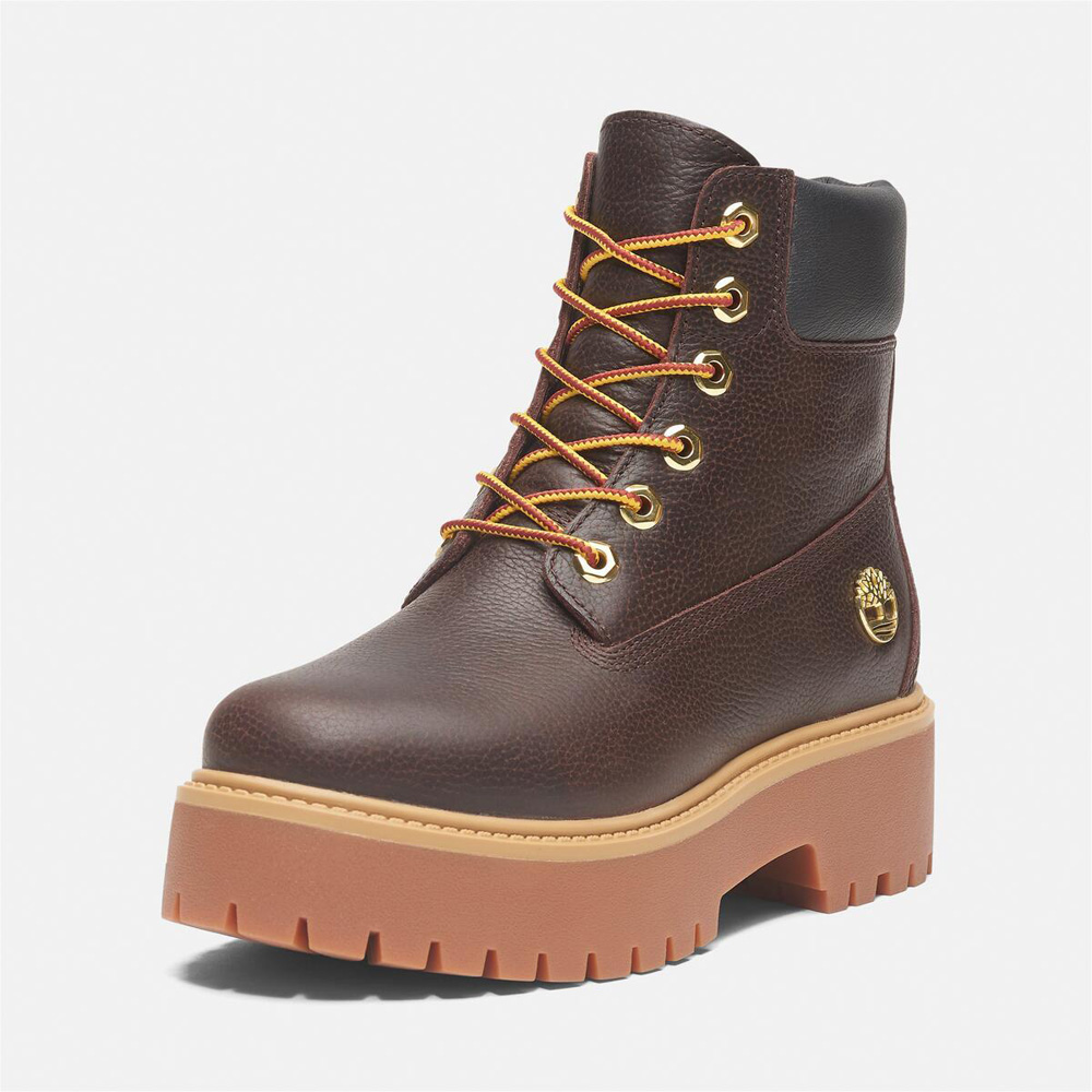 レディース ストーン ストリート 6インチ ウォータープルーフ ブーツ - エスプレッソ|TB0A2H3CEXU1|【Timberland公式通販】 ティンバーランドオンラインショップ