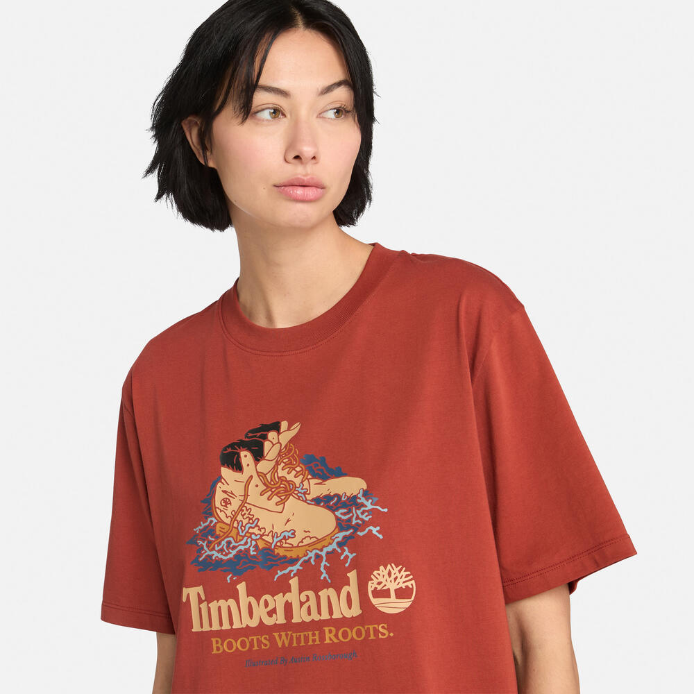 【Timberland】バックグラフィック 半袖 Tシャツ / 送料無料 Timberland tシャツ メンズ 半袖 バック グラフィック Tシャツ