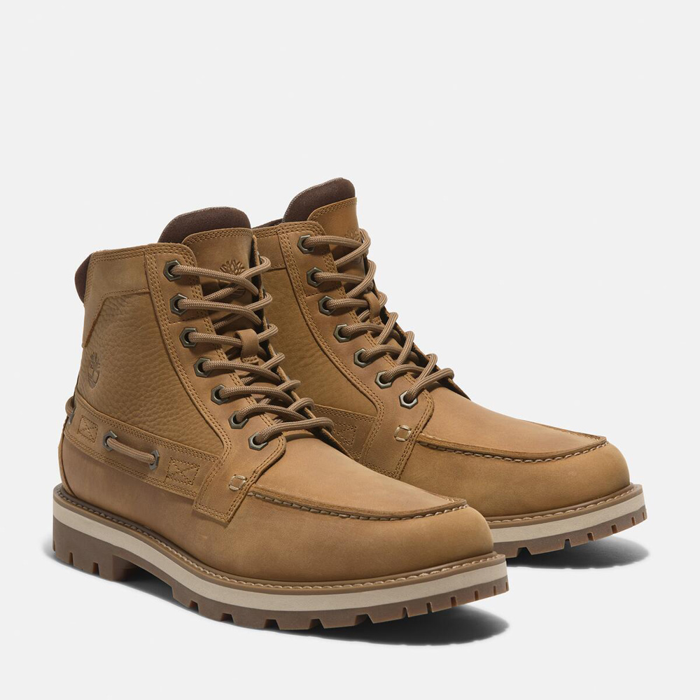 メンズ ブリットン ロード ミッド セブンアイ モック トゥ ブーツ - ウィート|TB0A697HEN11|【Timberland公式通販】 ティンバーランドオンラインショップ
