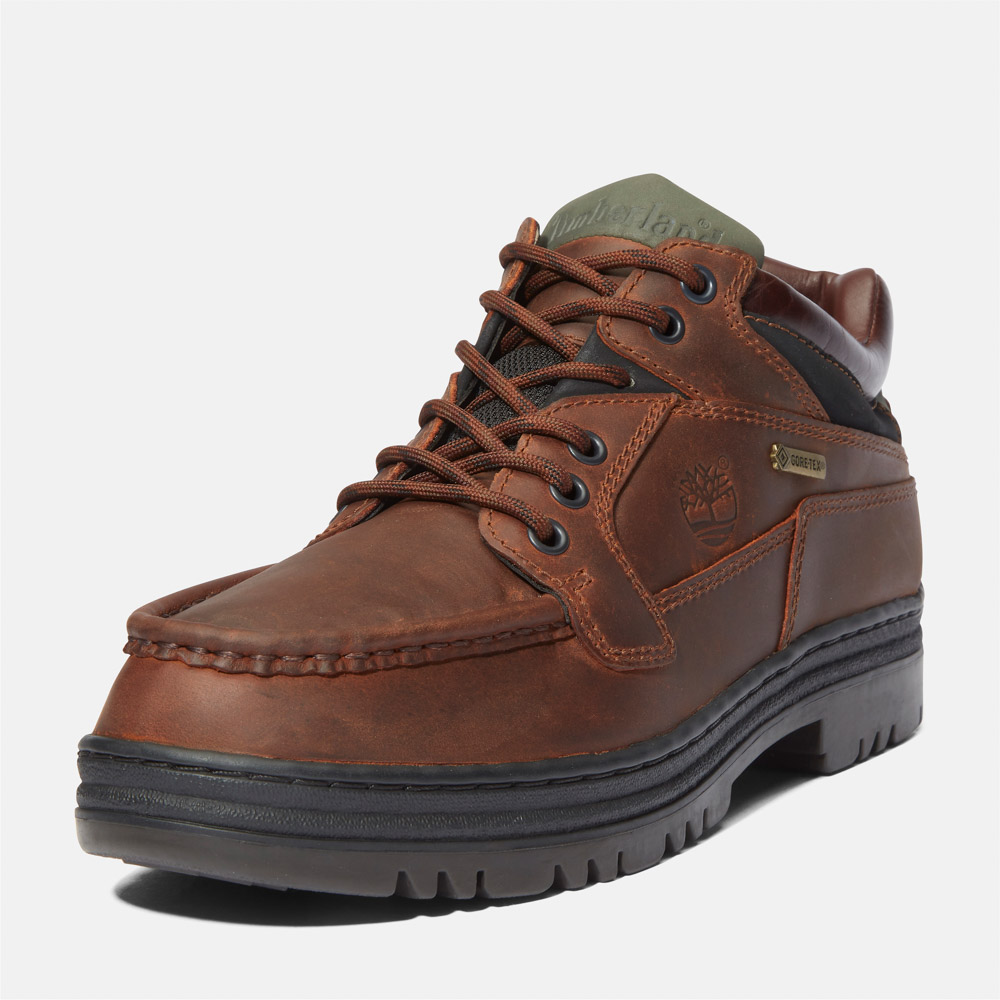 メンズ ヘリテージ GTX モックトゥ ミッド - ブラウン|TB1370422141|【Timberland公式通販】ティンバーランド オンラインショップ