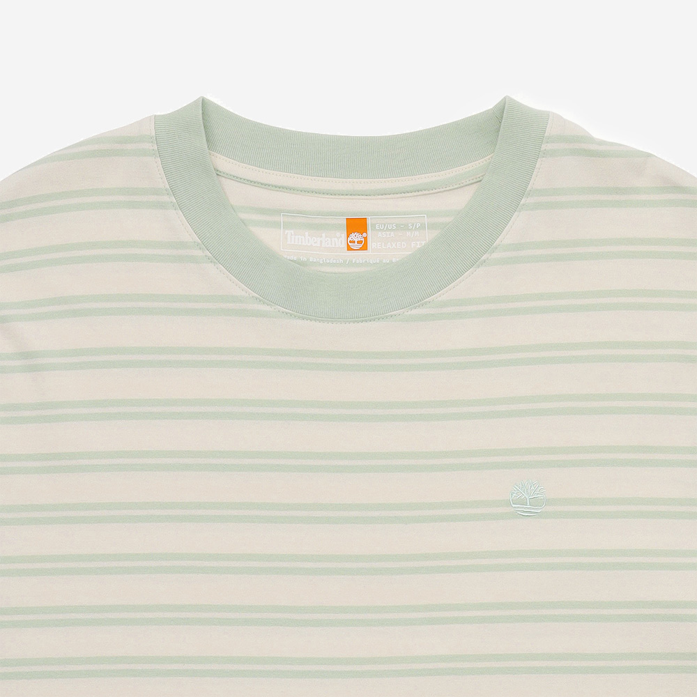 レディース 半袖 ストライプ Tシャツ image number 2