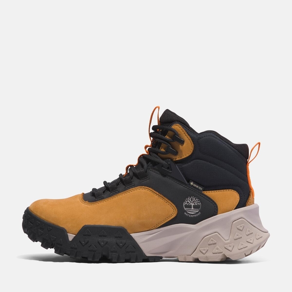 メンズ モーション スクランブル ミッド レースアップ GTX ハイキング ブーツ - ウィート|TB0A6B4S7541|【Timberland 公式通販】ティンバーランドオンラインショップ