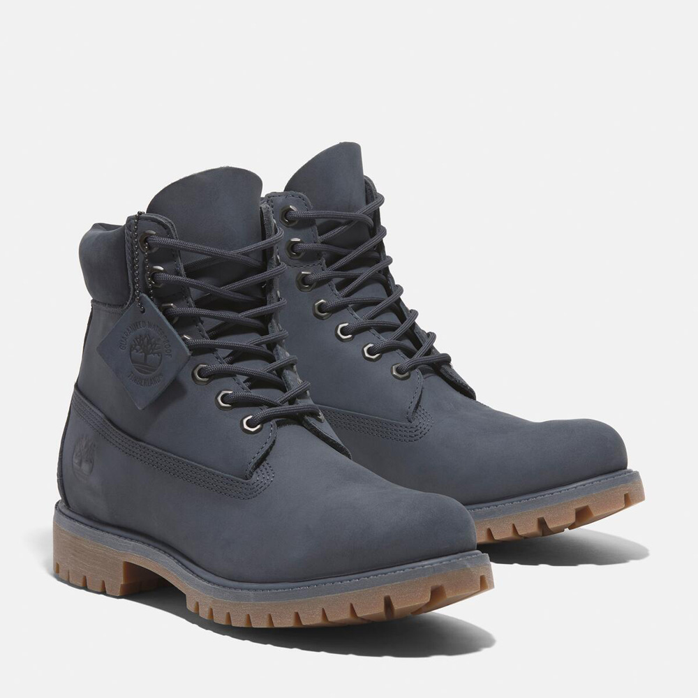 メンズ ティンバーランド® 6インチ プレミアム レースアップ ウォータープルーフ ブーツ -  ダークブルー|TB0A2P6WEP21|【Timberland公式通販】ティンバーランドオンラインショップ