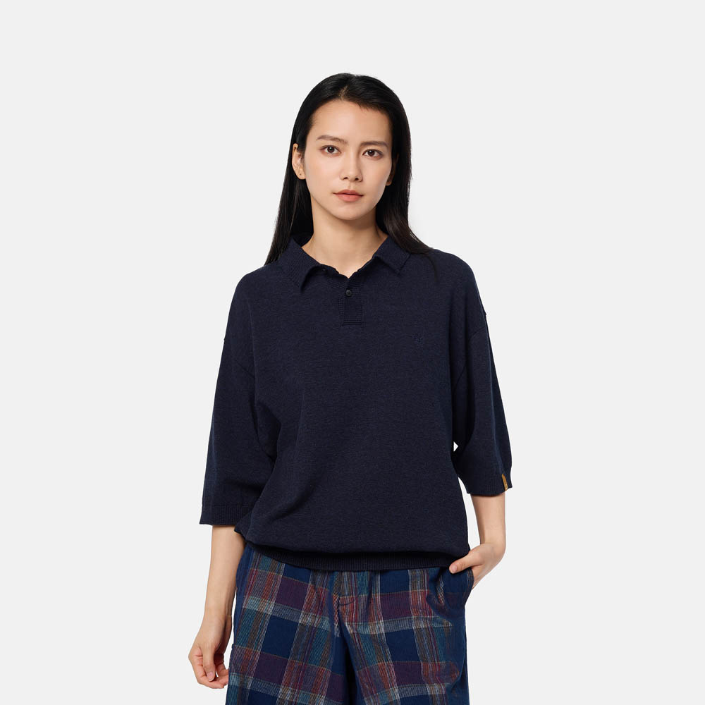 【TOKYO DESIGN COLLECTIVE】 オールジェンダー  半袖 ポロ ニット image number 0