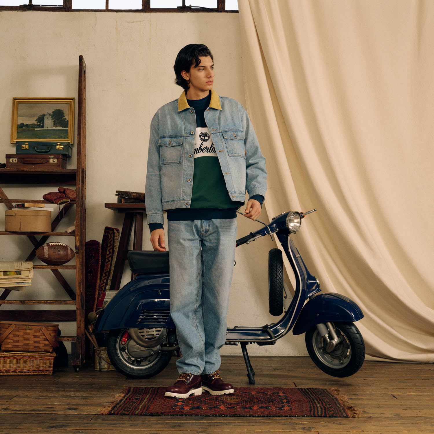 81 3】オールジェンダー デニム ジャケット|TB0A6CNVENG1|【Timberland公式通販】ティンバーランドオンラインショップ