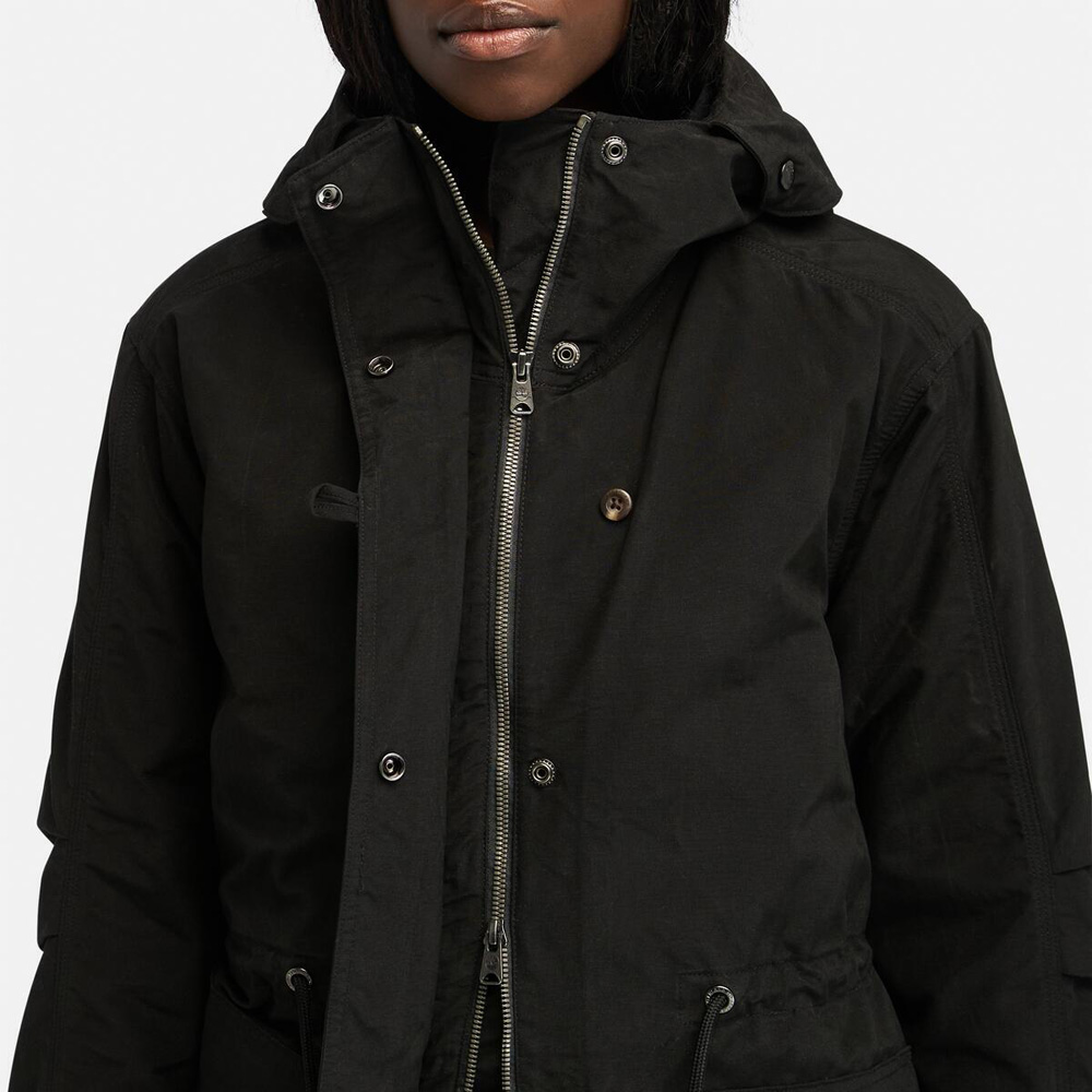 商品画像：00s Timberland WEATHERGEAR Cotton-Nylon Field Jacket 黒 L 05 2