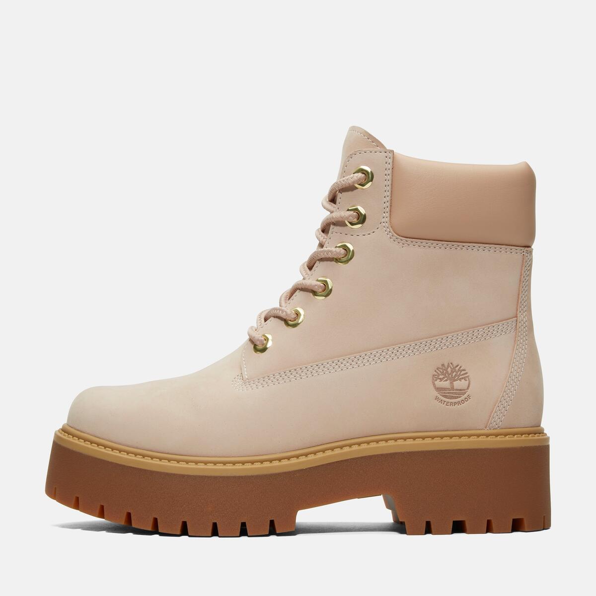 レディース ストーン ストリート 6インチ ウォータープルーフ ブーツ - ライトベージュ|TB0A6AWCDR11|【Timberland公式通販】 ティンバーランドオンラインショップ