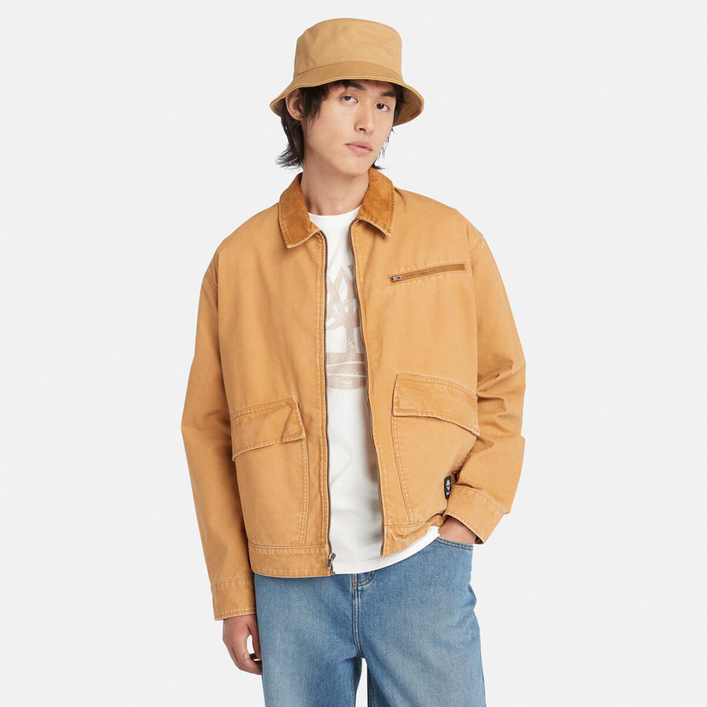 メンズ ウォッシュド キャンバス ジャケット|TB0A4245P471|【Timberland公式通販】ティンバーランドオンラインショップ