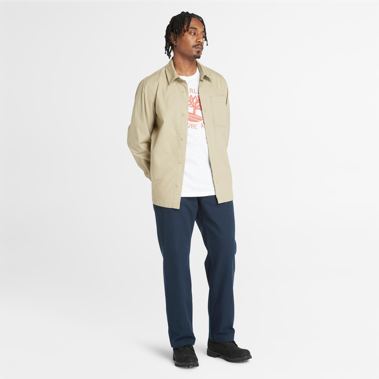 半袖 スローガン ロゴ スラブ Tシャツ メンズ ｜【Timberland