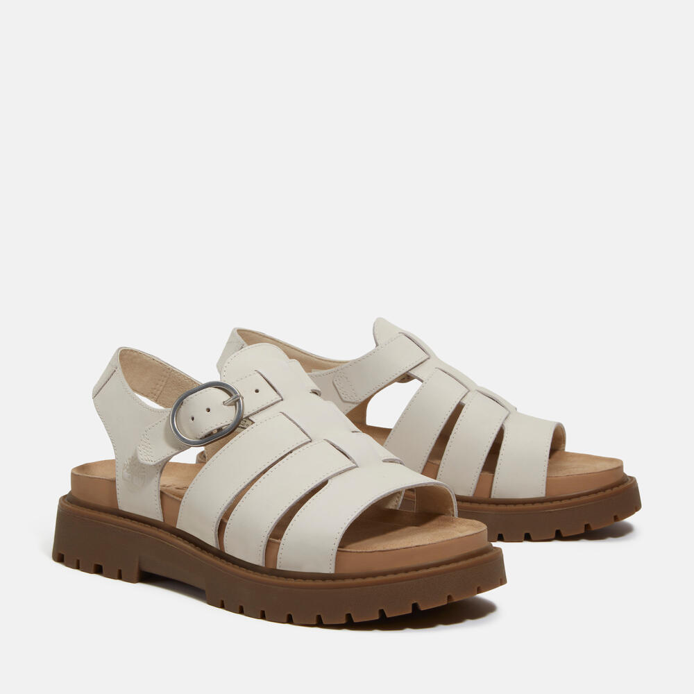 本革レザー☆【Timberland】フィッシャーマンサンダル♪ クレアモン ウェイ フィッシャーマン サンダル レディース