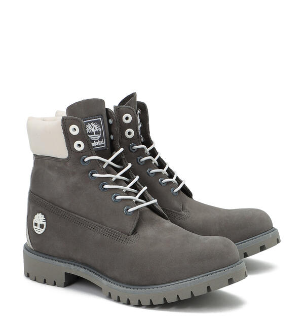 【完売モデルTimberland】25.5cmティンバーランド グレー Timberlandティンバーランド6インチプレミアムブーツ25.5cmグレー