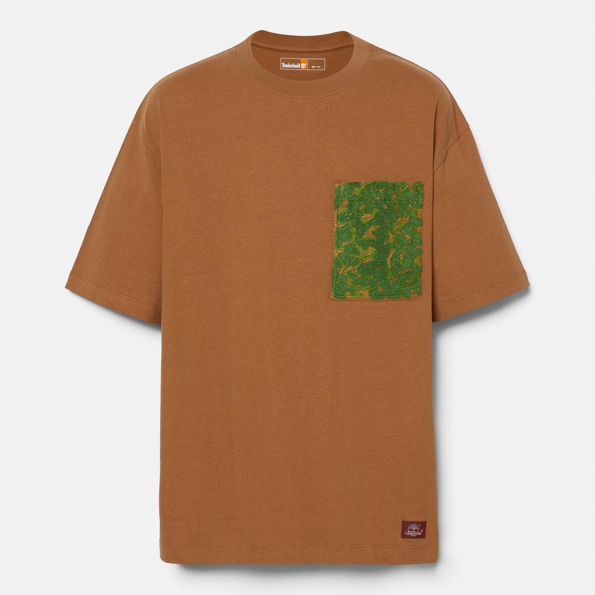オールジェンダー 半袖 エンブロードリー ポケット Tシャツ image number 4