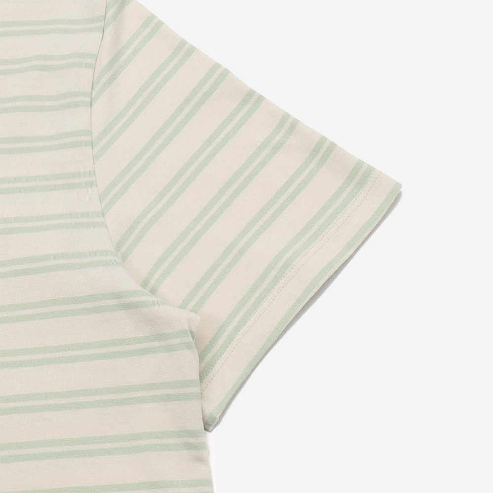 レディース 半袖 ストライプ Tシャツ image number 4