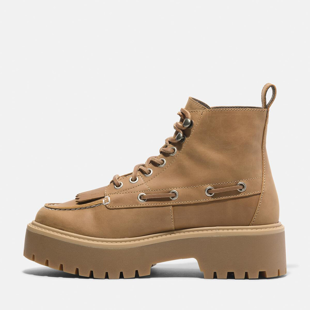 レディース ストーン ストリート ミッド セブンアイ プラットフォーム ブーツ - ウィート|TB0A27YZEN11|【Timberland公式通販】 ティンバーランドオンラインショップ