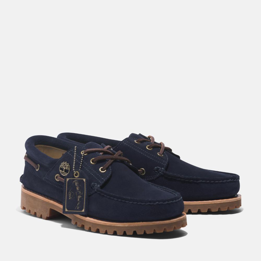 メンズ ティンバーランド® オーセンティック ハンドソーン ボート シューズ - ダークブルー|TB0A683W|【Timberland公式通販】 ティンバーランドオンラインショップ