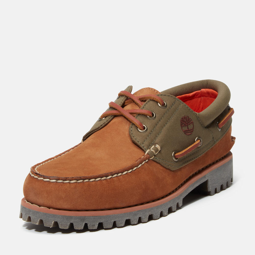 USA製 Timberland 3eye ボートシュー　ティンバーランド オーセンティック ハンドソーン スリーアイ(3eye) ボート