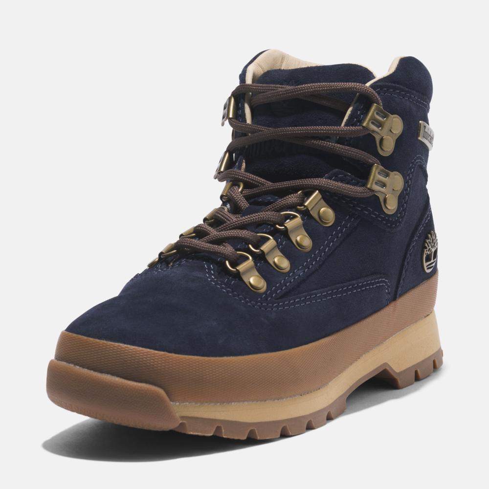 レディース ユーロ ハイカー ミッド レースアップ ブーツ - ダークブルー|TB0A62VG|【Timberland公式通販】ティンバーランド オンラインショップ