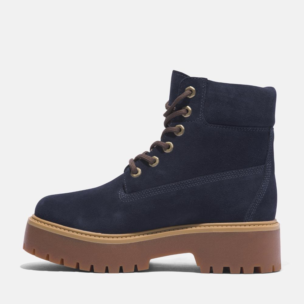 レディース ティンバーランド® ヘリテージ ストーン 6インチ ウォータープルーフ ブーツ -  ダークブルー|TB0A62PVEP31|【Timberland公式通販】ティンバーランドオンラインショップ