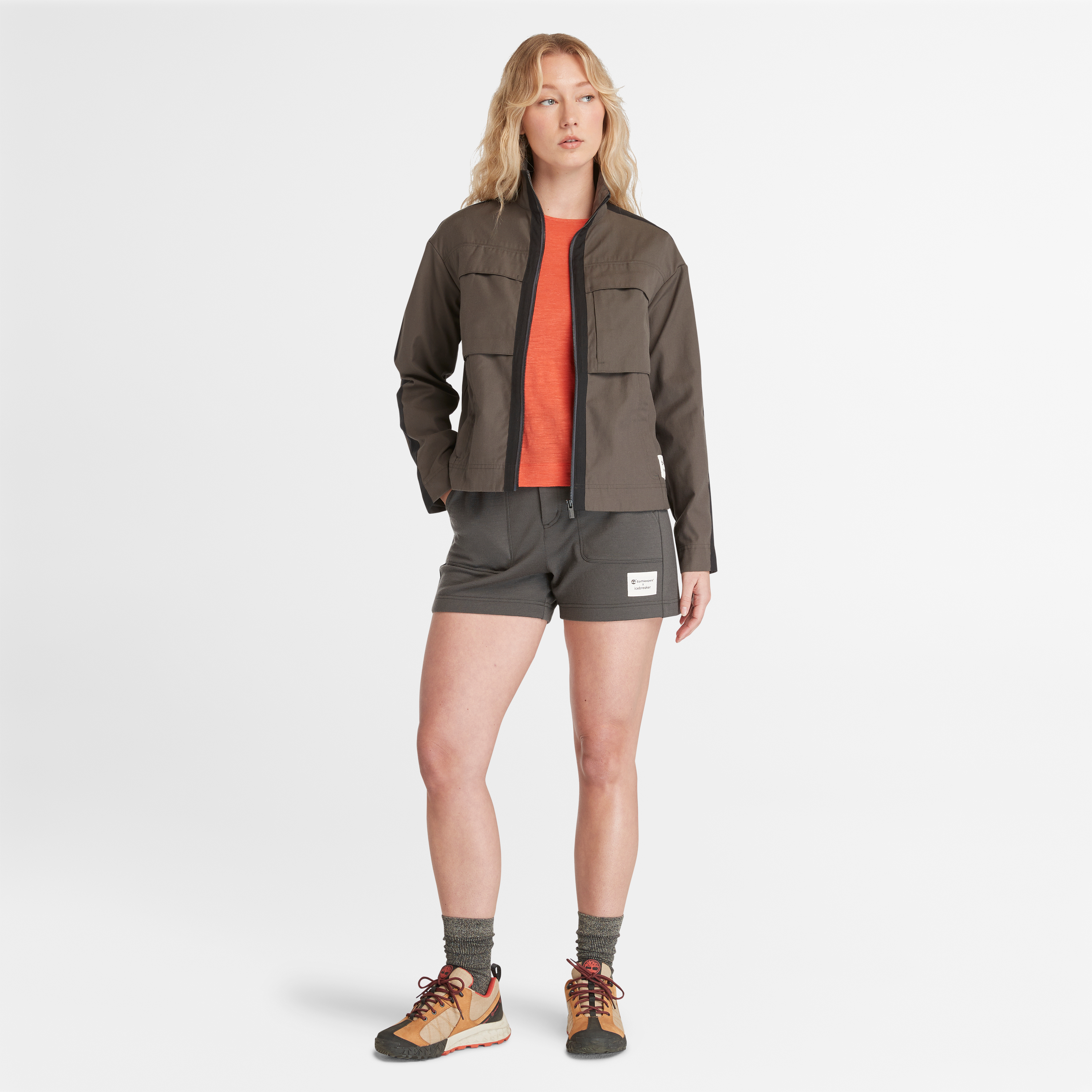 【Icebreaker x Timberland】 レディース メリノ テリー チノ ショーツ image number 1