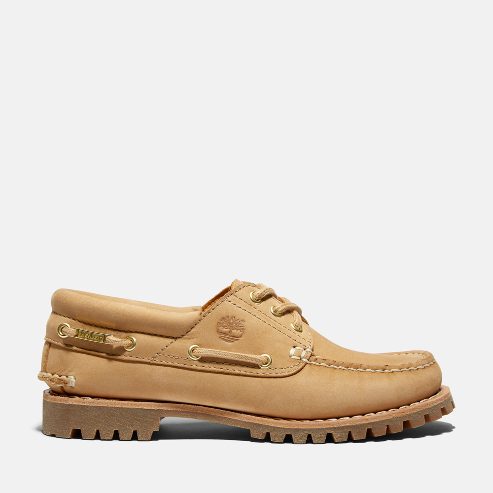 レディース ノリーン スリーアイ ラグ ハンドソーン ボート シューズ - ライトベージュ|TB0A433W|【Timberland公式通販】 ティンバーランドオンラインショップ
