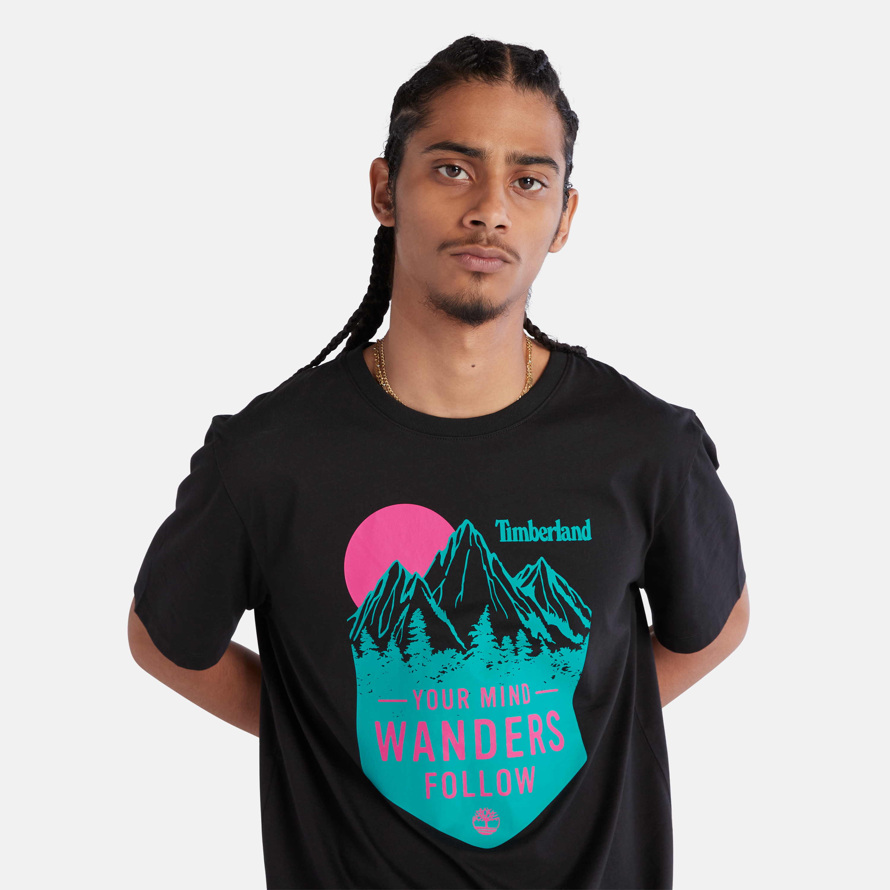 メンズ 半袖 ネイチャー フロント グラフィック Tシャツ image number 2
