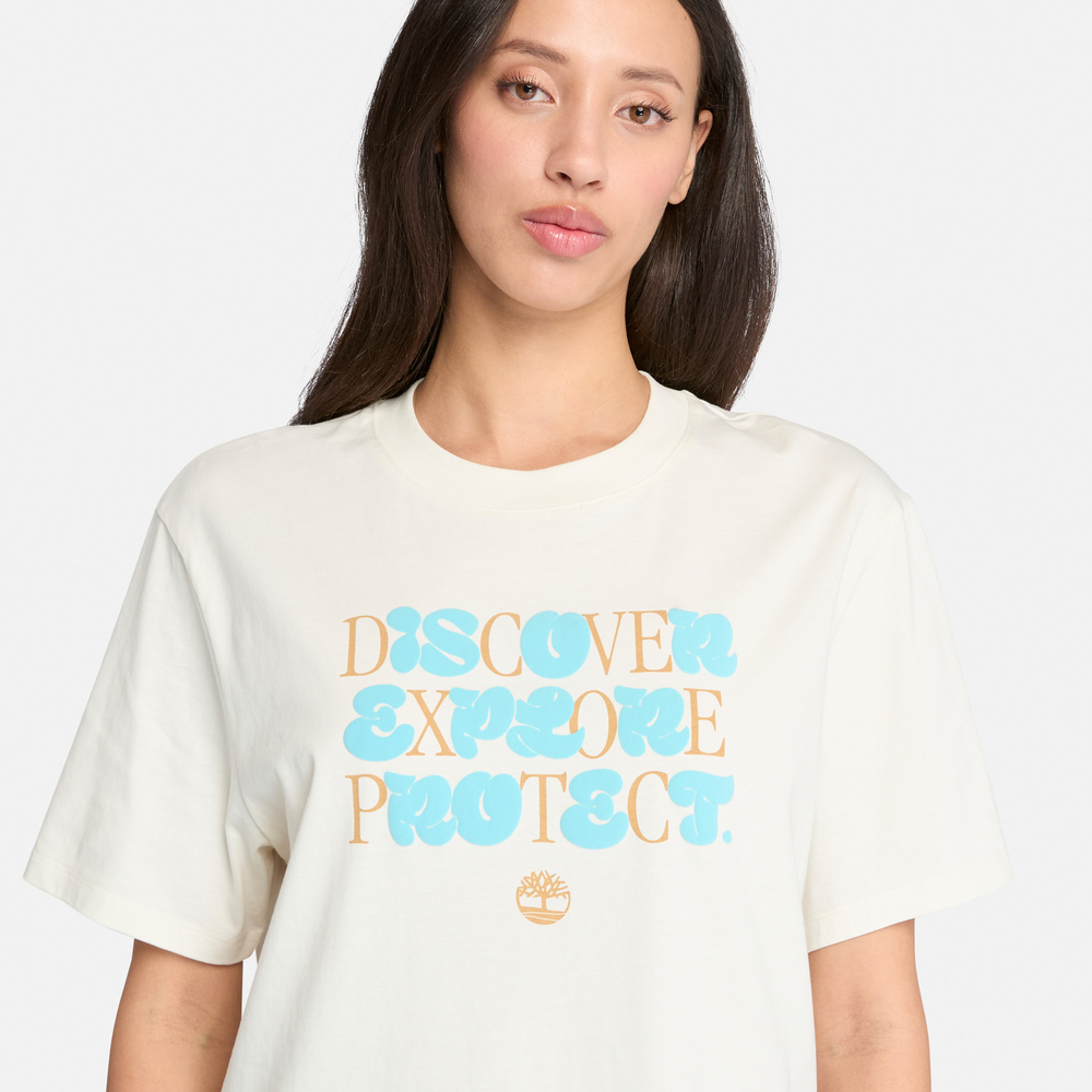 レディース 半袖 フロント グラフィック Tシャツ image number 2