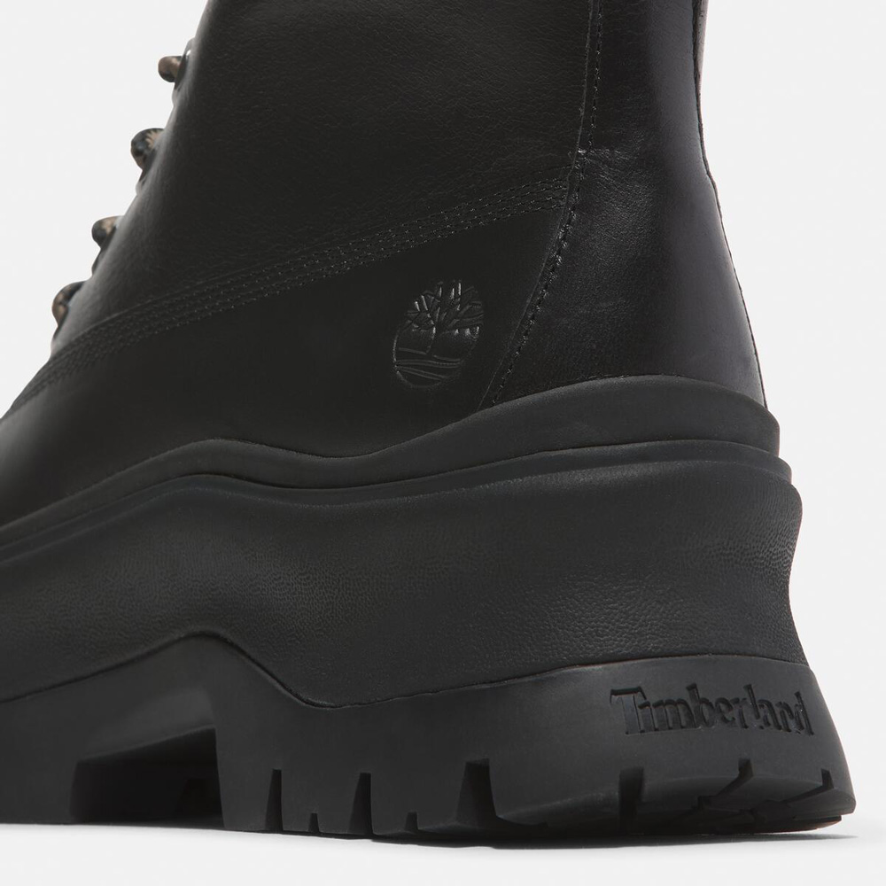 レディース ロキシー レーン ミッド レースアップ ブーツ - ブラック |TB0A295JW021|【Timberland公式通販】ティンバーランドオンラインショップ