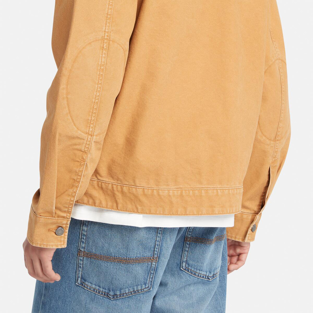 メンズ ウォッシュド キャンバス ジャケット image number 2