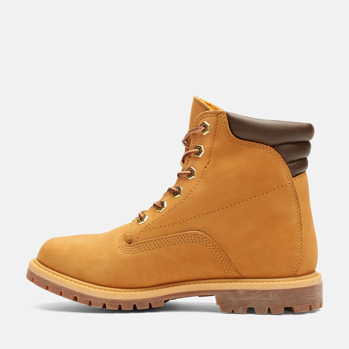 レディース ウォータービル 6インチ レースアップ ウォータープルーフ ブーツ - ウィート|TB18168R2311|【Timberland公式通販】 ティンバーランドオンラインショップ